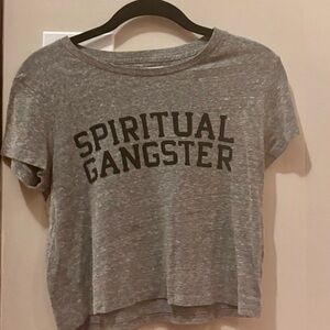 Spiritual Gangster Crop Tee - Women’s Size XS